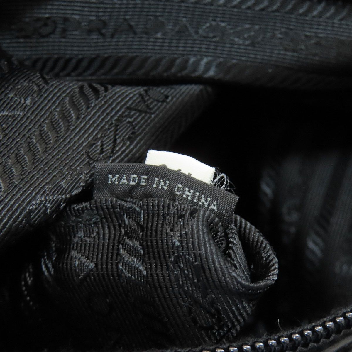 Prada Quilted 2-Way Handbag Cotton Canvas — view 7