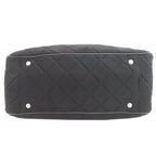 Prada Quilted 2-Way Handbag Cotton Canvas — view 4