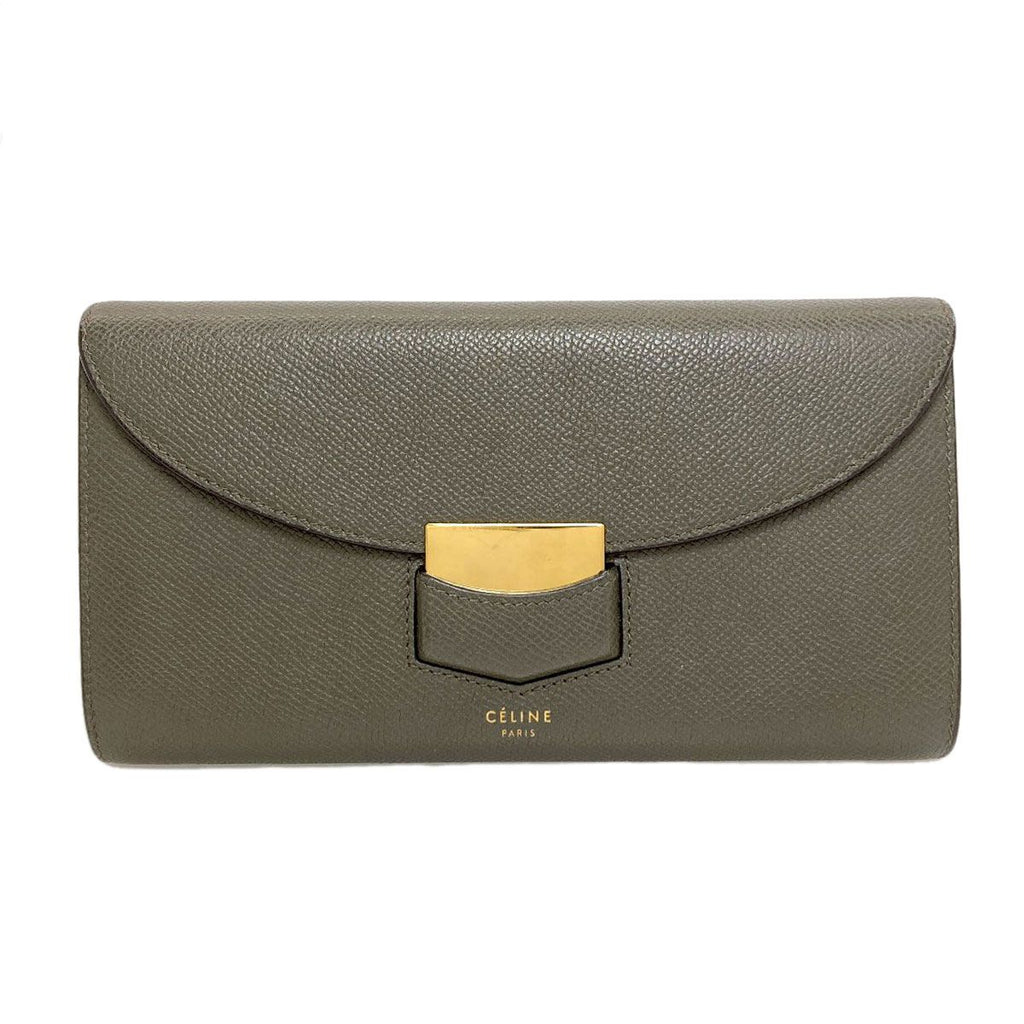 Celine Trotter Wallet Leather