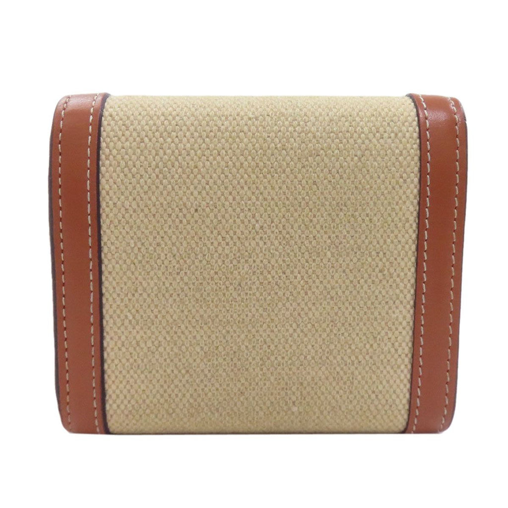 Celine Small Flap Wallet Trio Bifold Canvas Leather — view 2