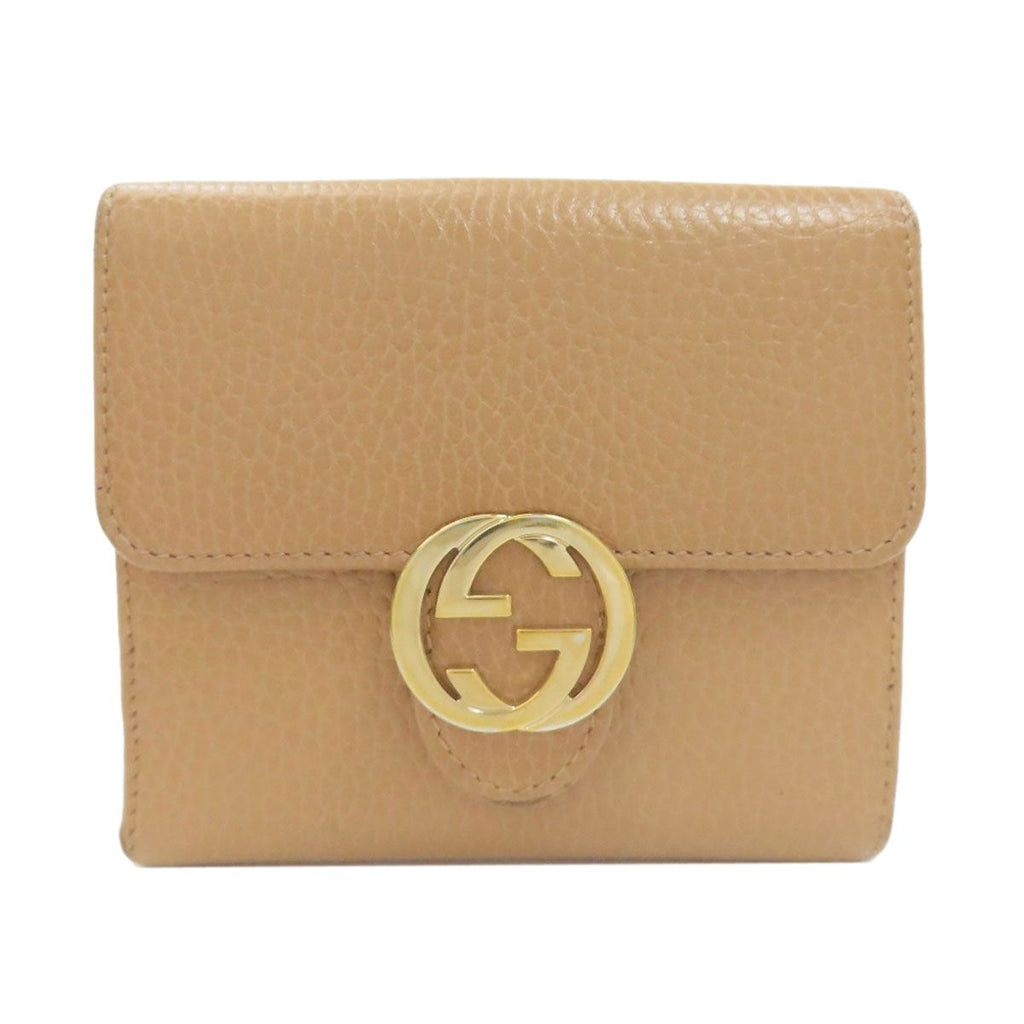 Gucci Interlocking Bifold Wallet Leather