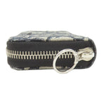 Dior White Oblique Jacquard Card Case Canvas — view 3