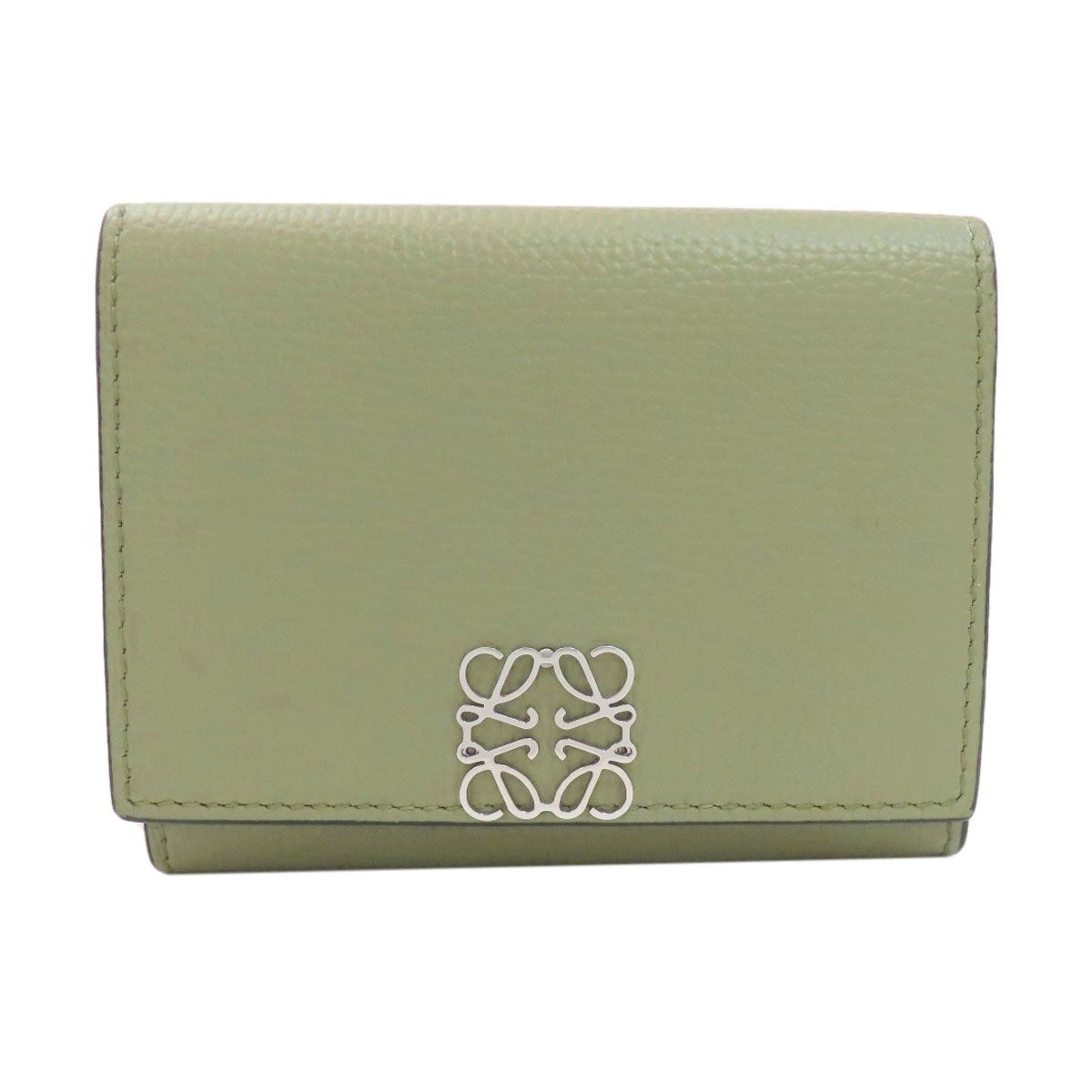 Loewe Anagram Trifold Wallet Bifold Leather