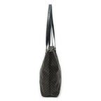 Celine Vintage Shopping Tote Black Macadam Canvas — view 4