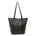 Celine Vintage Shopping Tote Black Macadam Canvas