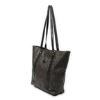 Celine Vintage Shopping Tote Black Macadam Canvas — view 2
