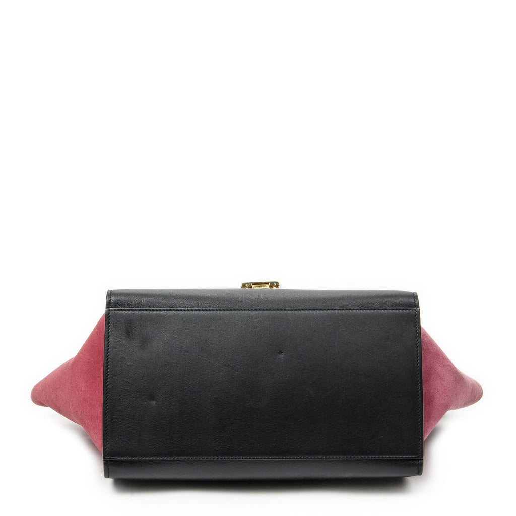 Celine Black Pink calfskin Leather Messenger — view 6