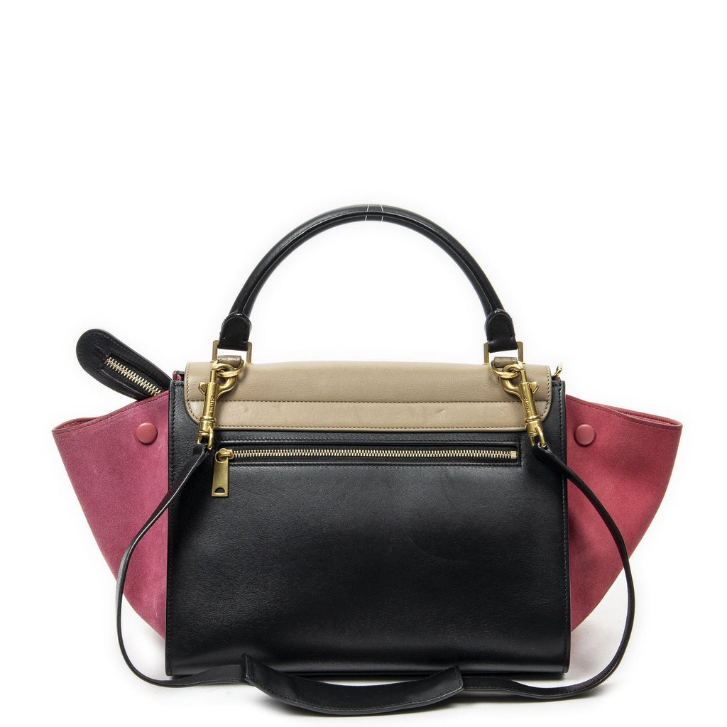 Celine Black Pink calfskin Leather Messenger — view 5