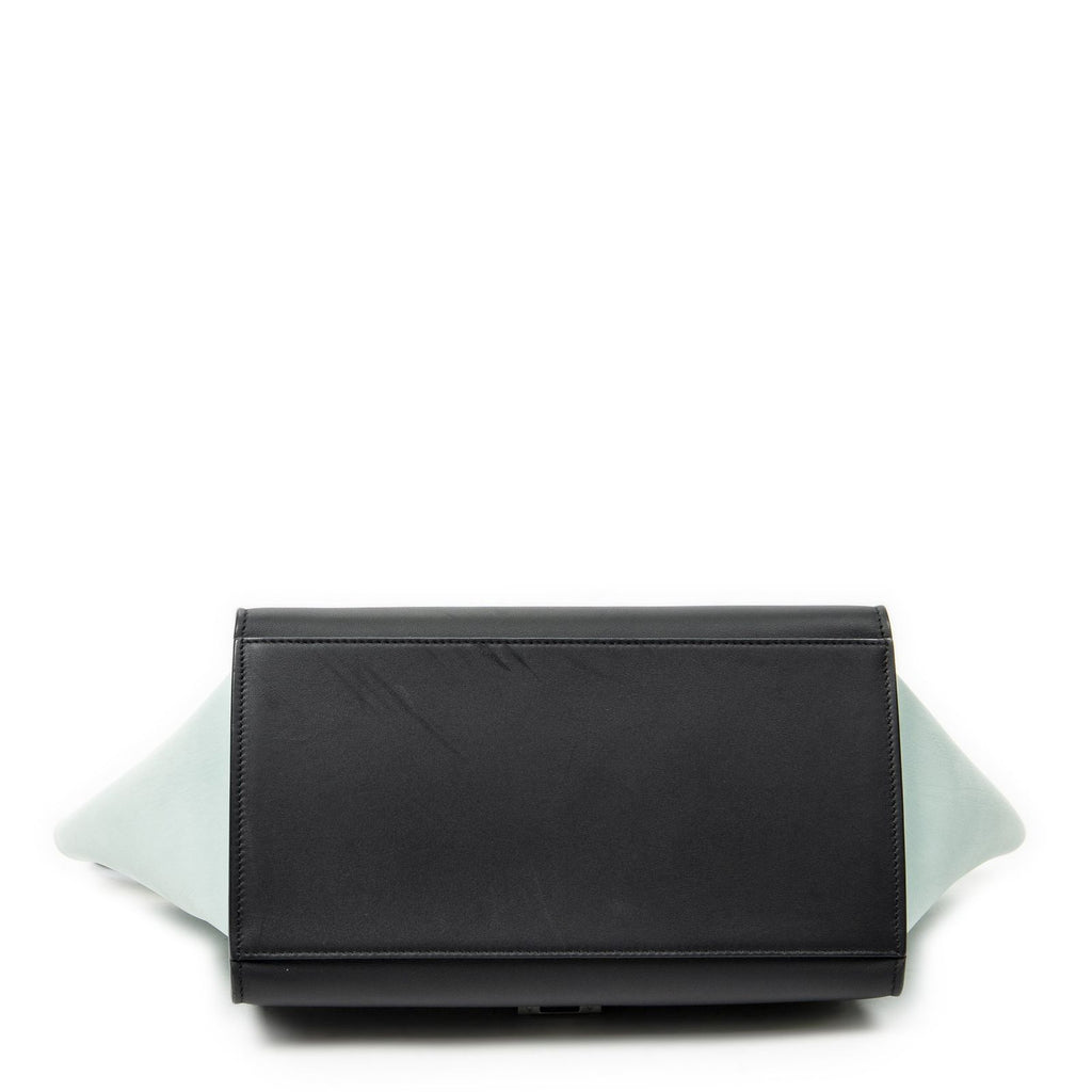 Celine Black Light Blue calfskin Leather Messenger — view 6