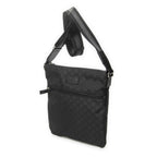 Gucci Small Front Zip Messenger Black GG Nylon Canvas — view 2