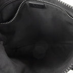 Gucci Small Front Zip Messenger Black GG Nylon Canvas — view 9