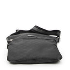 Gucci Small Front Zip Messenger Black GG Nylon Canvas — view 6