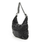 Gucci Medium Galaxy Chain Hobo Black Lambskin Leather — view 2