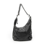 Gucci Medium Galaxy Chain Hobo Black Lambskin Leather