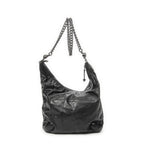 Gucci Medium Galaxy Chain Hobo Black Lambskin Leather — view 5