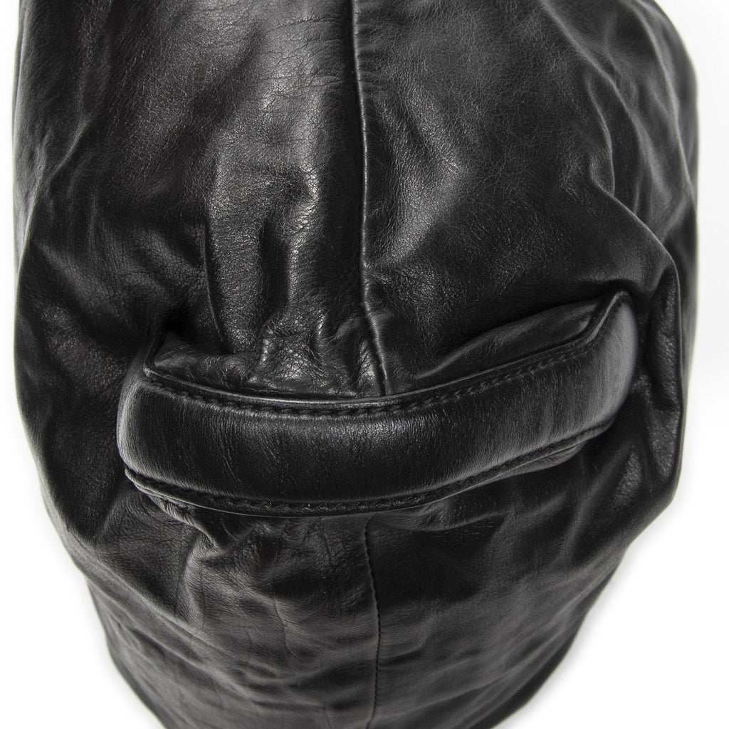 Gucci Medium Galaxy Chain Hobo Black Lambskin Leather — view 8