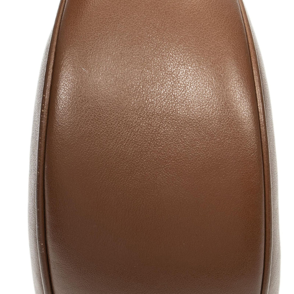 Celine Ava Hobo Brown Embroidered Triomphe Leather — view 7