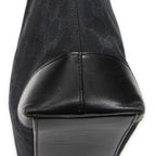 Gucci Zip Shopping Tote Black GG Canvas — view 8