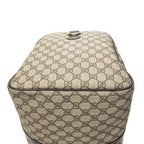 Gucci Medium Duffle Boston Beige Brown Supreme Canvas — view 8