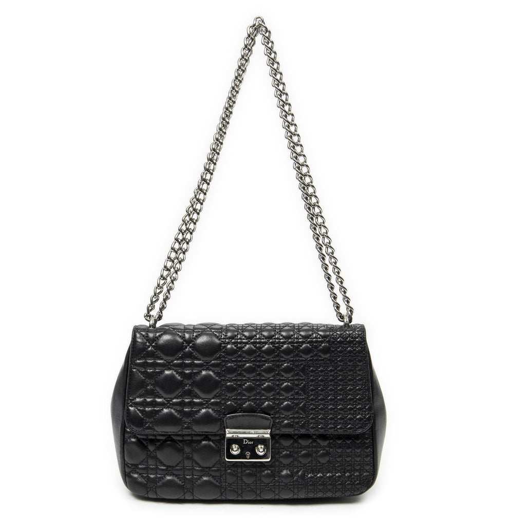 Dior Miss Dior Flap Black Canada Lambskin Leather