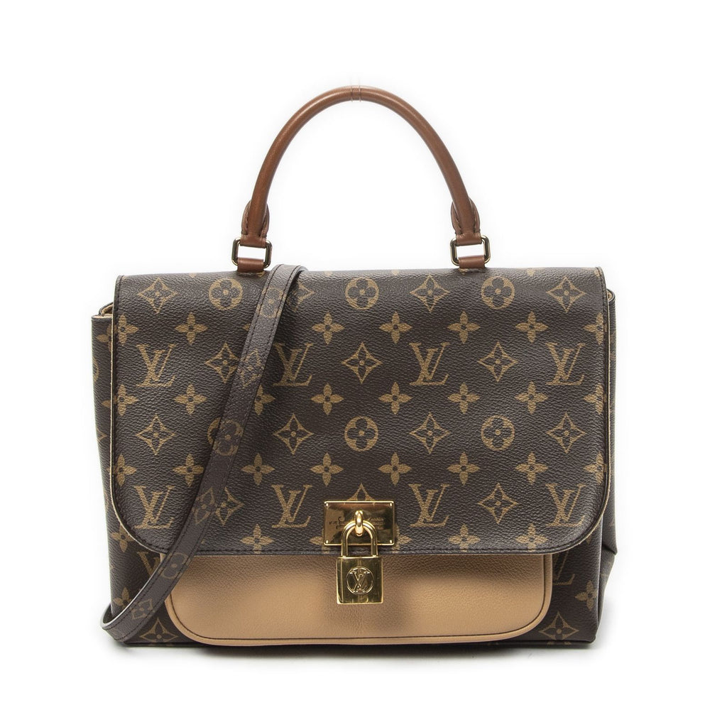 Louis Vuitton Marignan Beige Brown Monogram Canvas Messenger