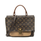Louis Vuitton Marignan Beige Brown Monogram Canvas Messenger