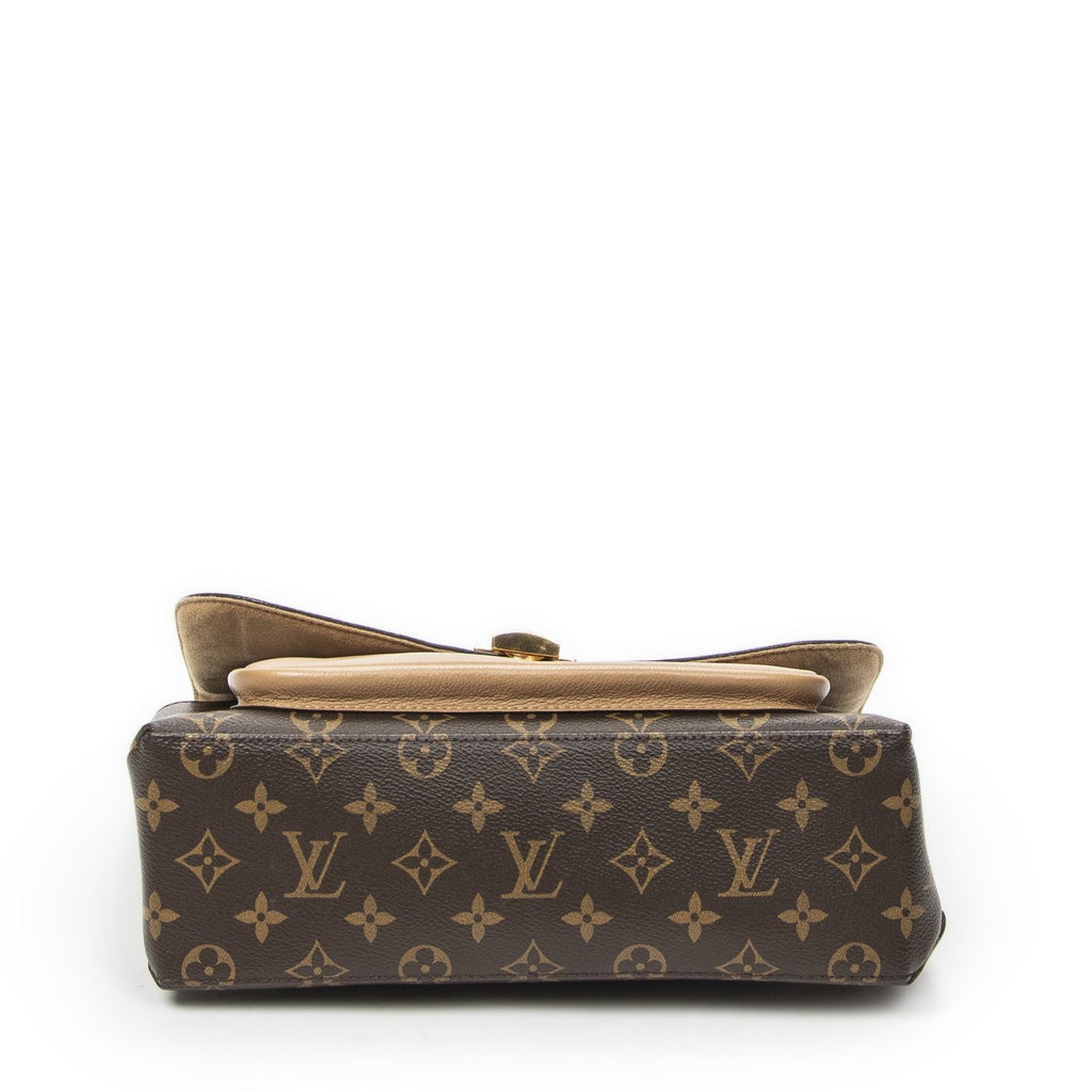 Louis Vuitton Marignan Beige Brown Monogram Canvas Messenger — view 6