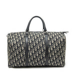 Dior Vintage Boston Navy Beige Trotter Pattern Canvas Shoulder — view 5