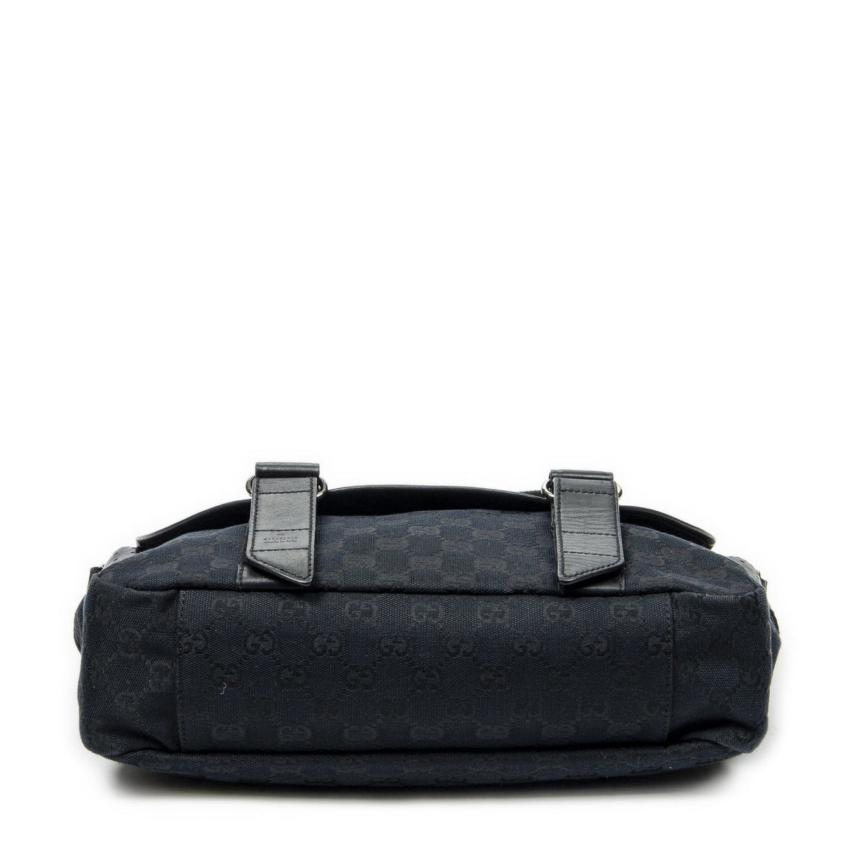 Gucci Flap Messenger Black GG Canvas — view 6