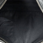 Gucci Round Zip Messenger Black GG Canvas — view 9