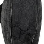 Gucci Round Zip Messenger Black GG Canvas — view 7