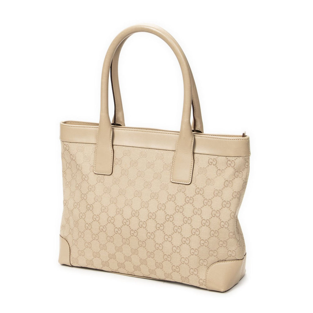 Gucci Zip Tote Beige GG Canvas — view 2