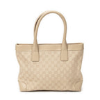 Gucci Zip Tote Beige GG Canvas — view 5