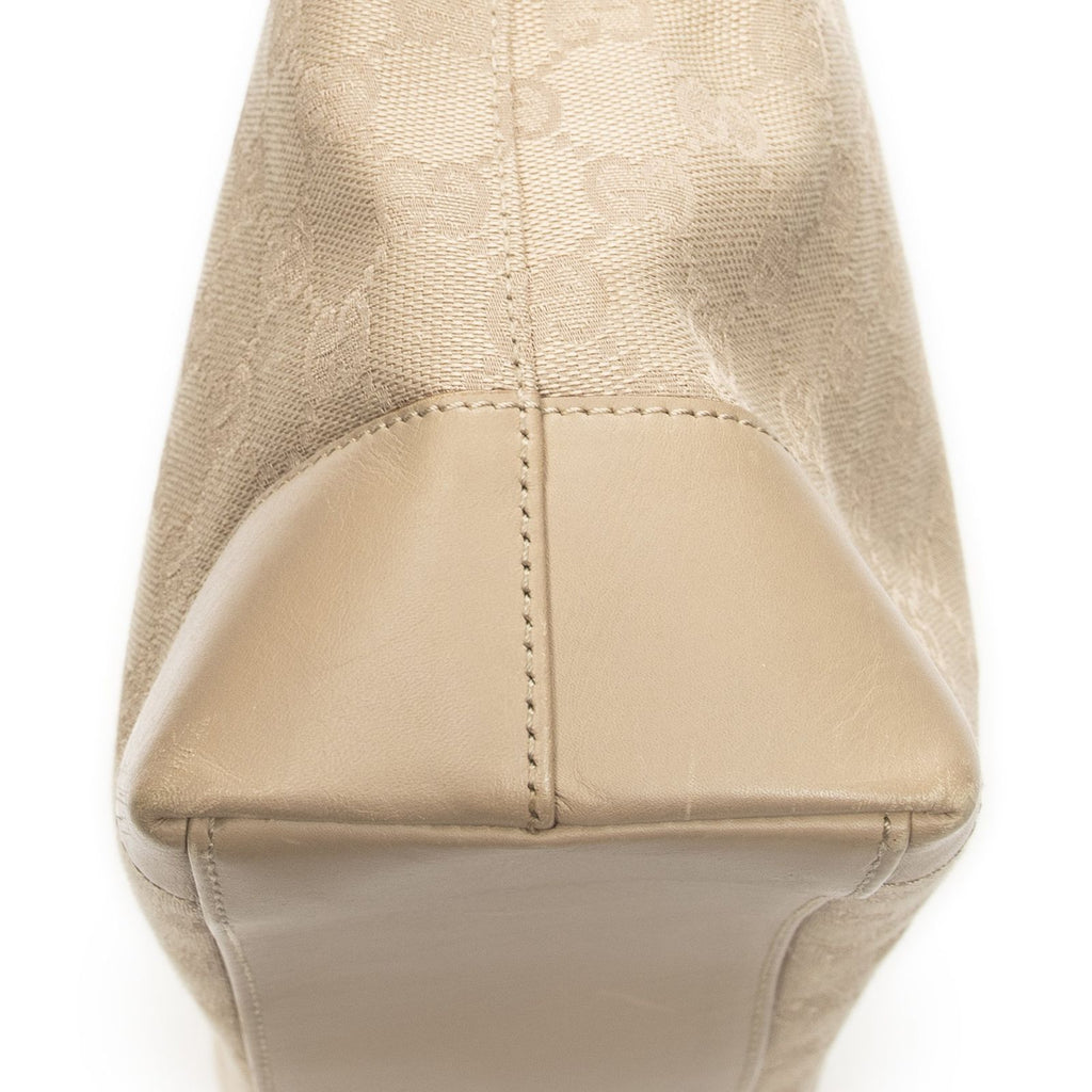 Gucci Zip Tote Beige GG Canvas — view 7