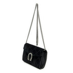 Gucci Dionysus Chain Wallet Black GG Canvas — view 2