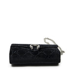 Gucci Dionysus Chain Wallet Black GG Canvas — view 6