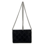 Gucci Dionysus Chain Wallet Black GG Canvas — view 5