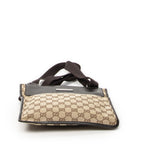 Gucci Small Messenger Dark Brown Beige GG Canvas — view 6