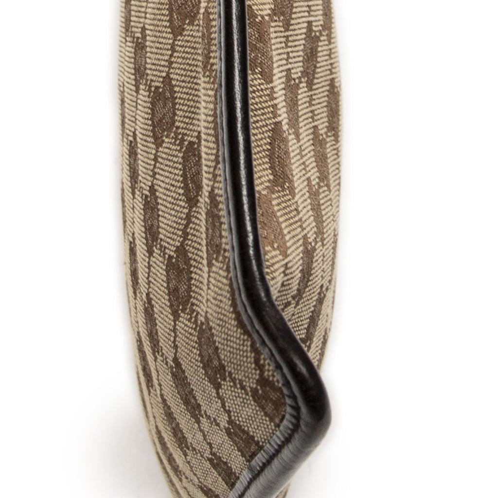 Gucci Small Messenger Dark Brown Beige GG Canvas — view 8