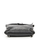 Gucci Abbey D Ring Crossbody Black Horsebit Embossed Leather — view 6