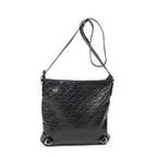 Gucci Abbey D Ring Crossbody Black Horsebit Embossed Leather — view 5