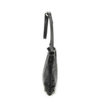 Gucci Abbey D Ring Crossbody Black Horsebit Embossed Leather — view 3