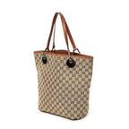 Gucci Eclipse Tote Orange Beige GG Canvas — view 2