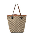 Gucci Eclipse Tote Orange Beige GG Canvas