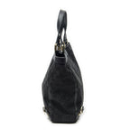 Gucci Small Abbey D Ring Tote Black GG Canvas — view 3