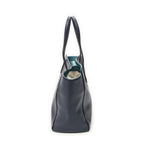Gucci Swing Tote Navy Teal Gray Calfskin Leather — view 3