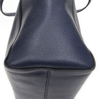Gucci Swing Tote Navy Teal Gray Calfskin Leather — view 8
