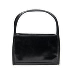 Gucci Vintage Rectangular Top Handle Black Gray Calfskin Leather — view 5