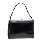Gucci Vintage Flap Top Handle Black Smooth Calfskin — view 5
