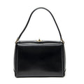 Gucci Vintage Flap Top Handle Black Smooth Calfskin